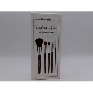 Lune+Aster Fabulous in Five Vegan Brush Set, BRAND NEW IN BOX